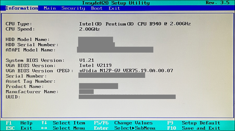 BIOS/UEFI Initialization